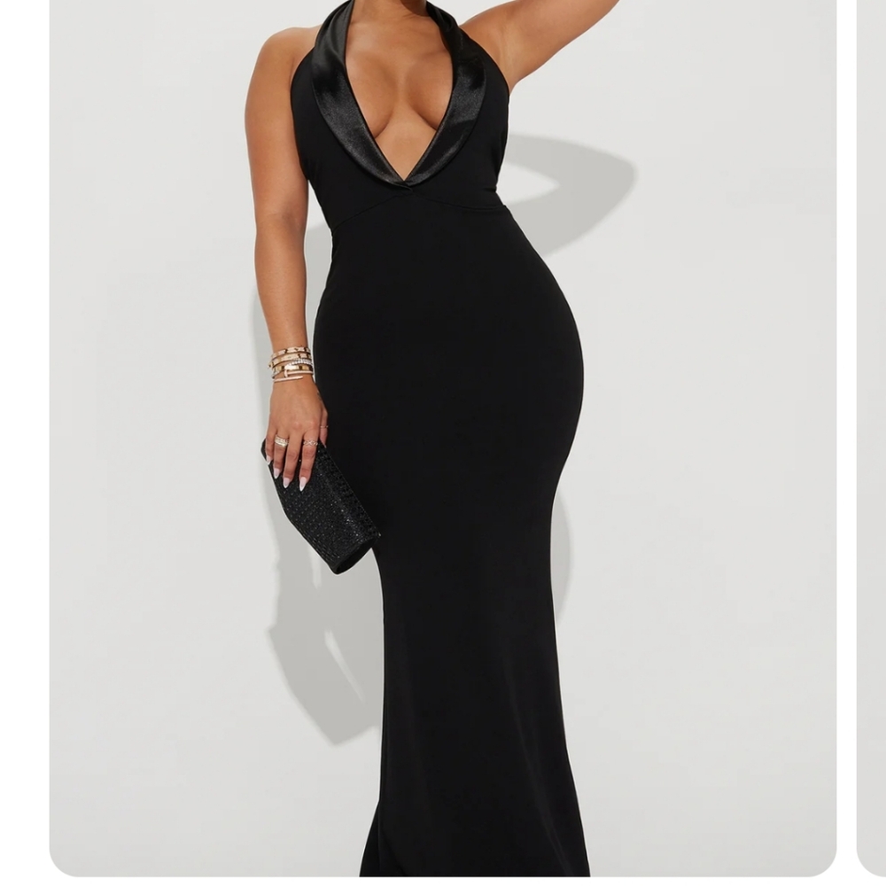 Elegant Black Maxi Dress